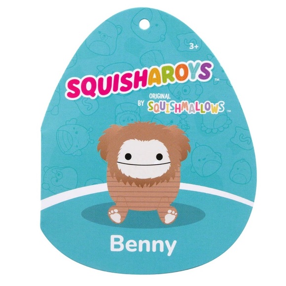 🇺🇸 NWT 8" BENNY BIGFOOT SQUISHAROYS SQUISHMALLOW - Picture 7 of 11